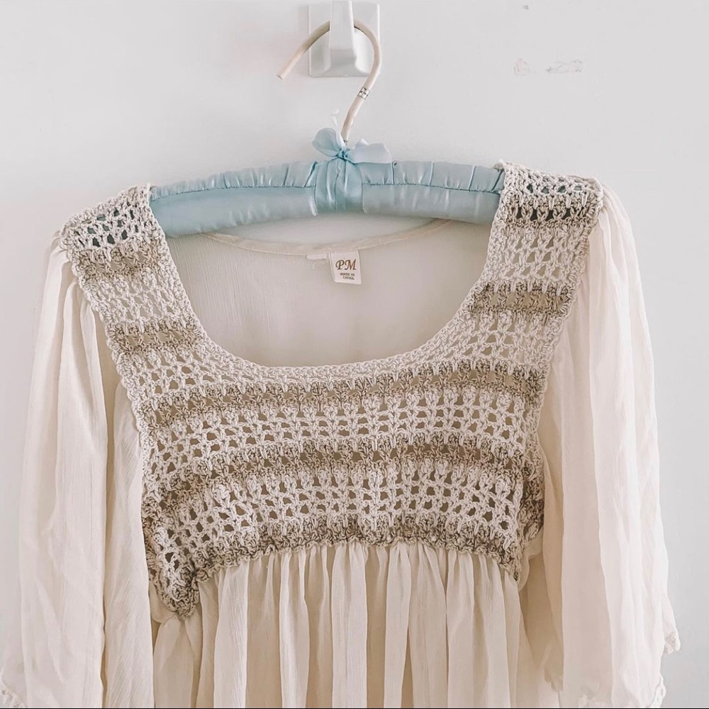 Dainty Cream Blouse